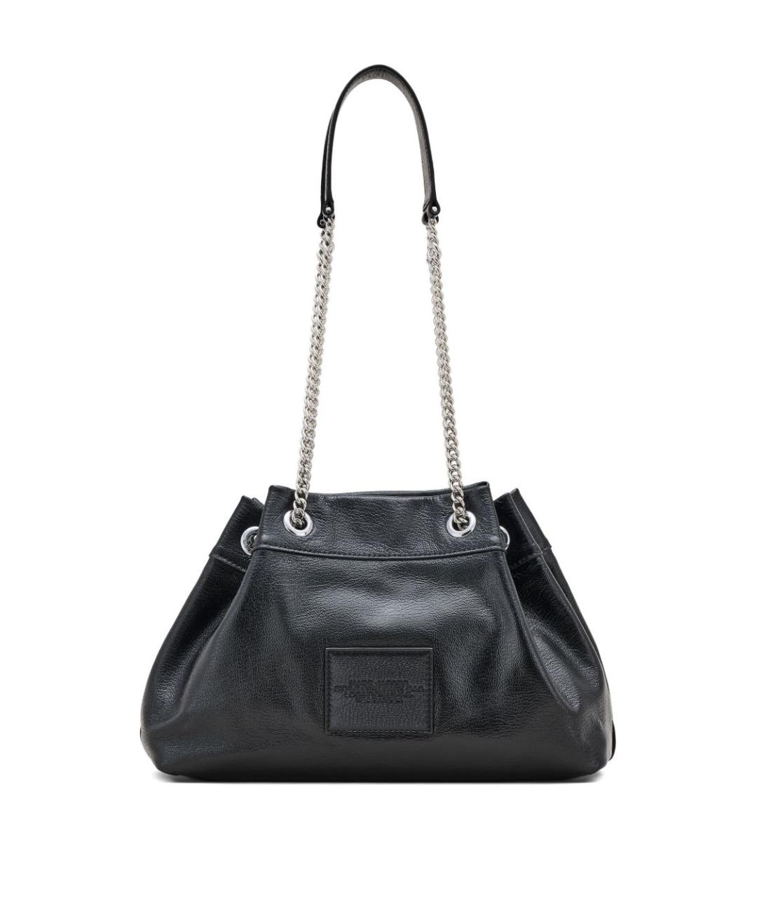 MARC JACOBS Черная кожаная сумка через плечо, фото 7