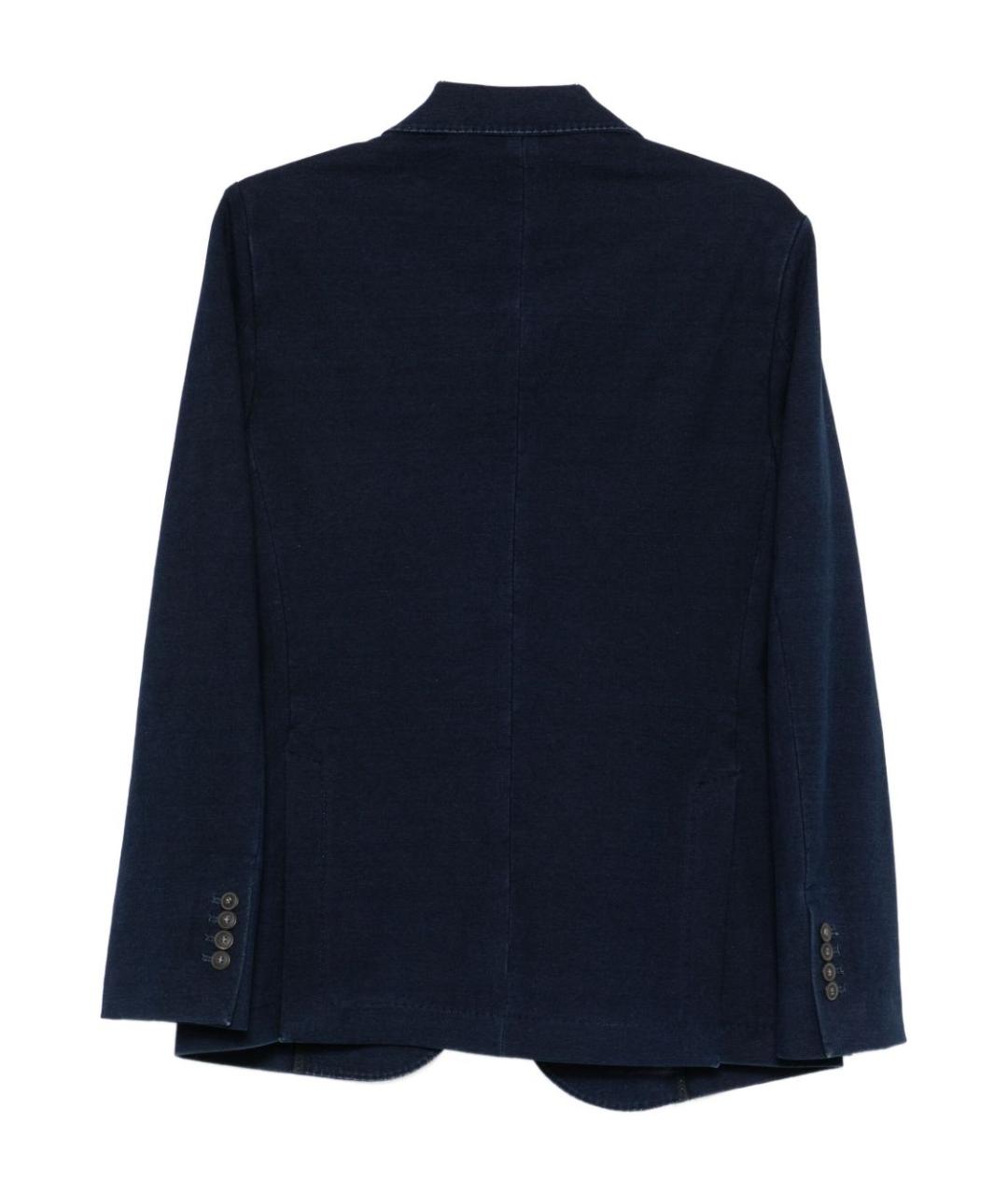 CIRCOLO 1901 Синий хлопковый пиджак, фото 2