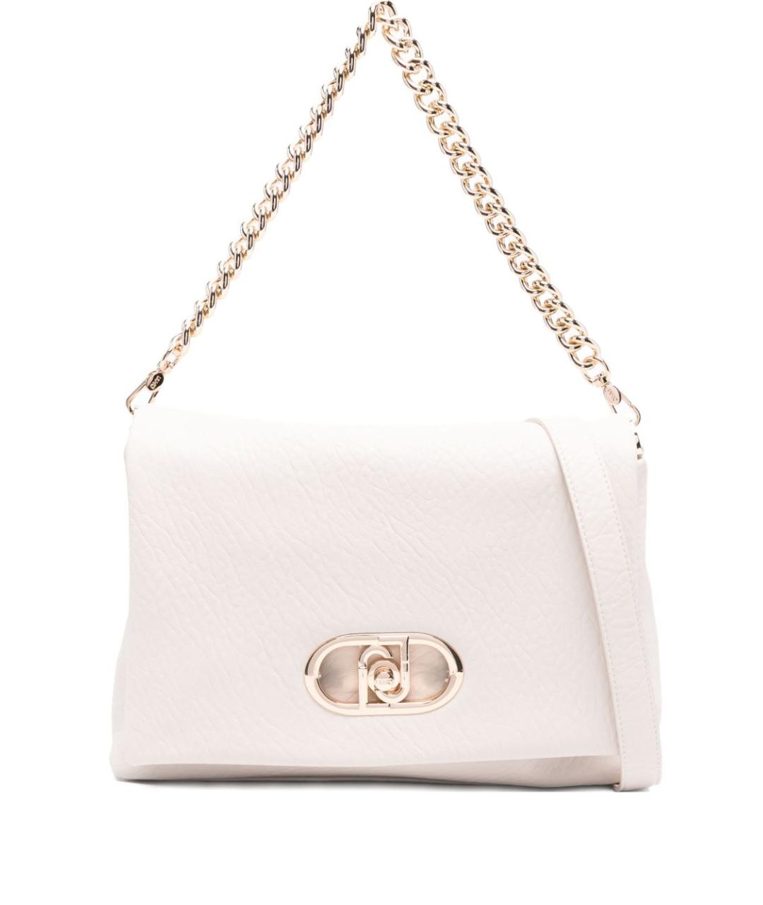 LIU JO Белая сумка через плечо из искусственной кожи, фото 1