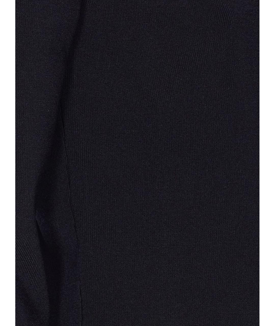 TWIN-SET Черный креповый жакет/пиджак, фото 4