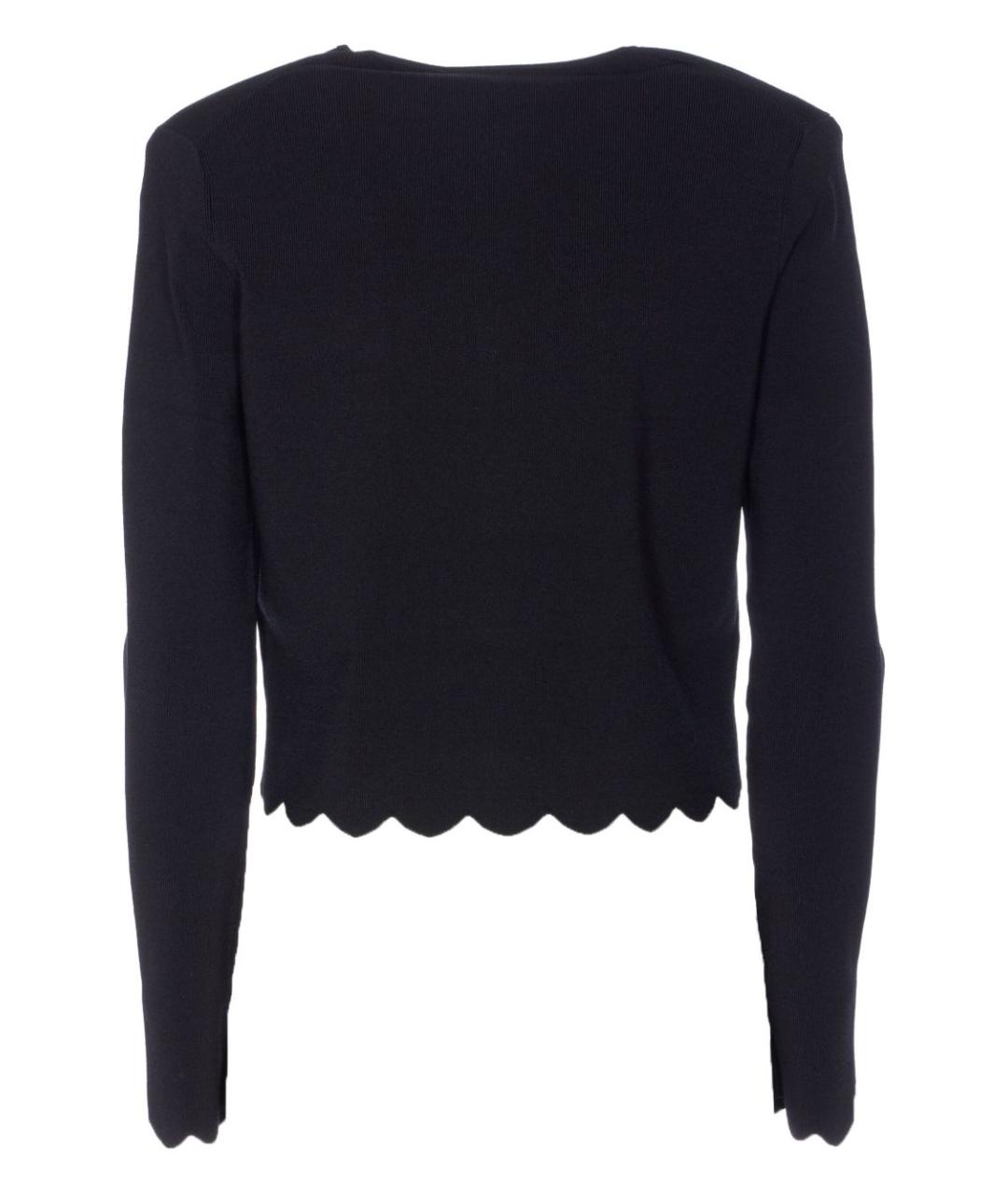 TWIN-SET Черный креповый жакет/пиджак, фото 3