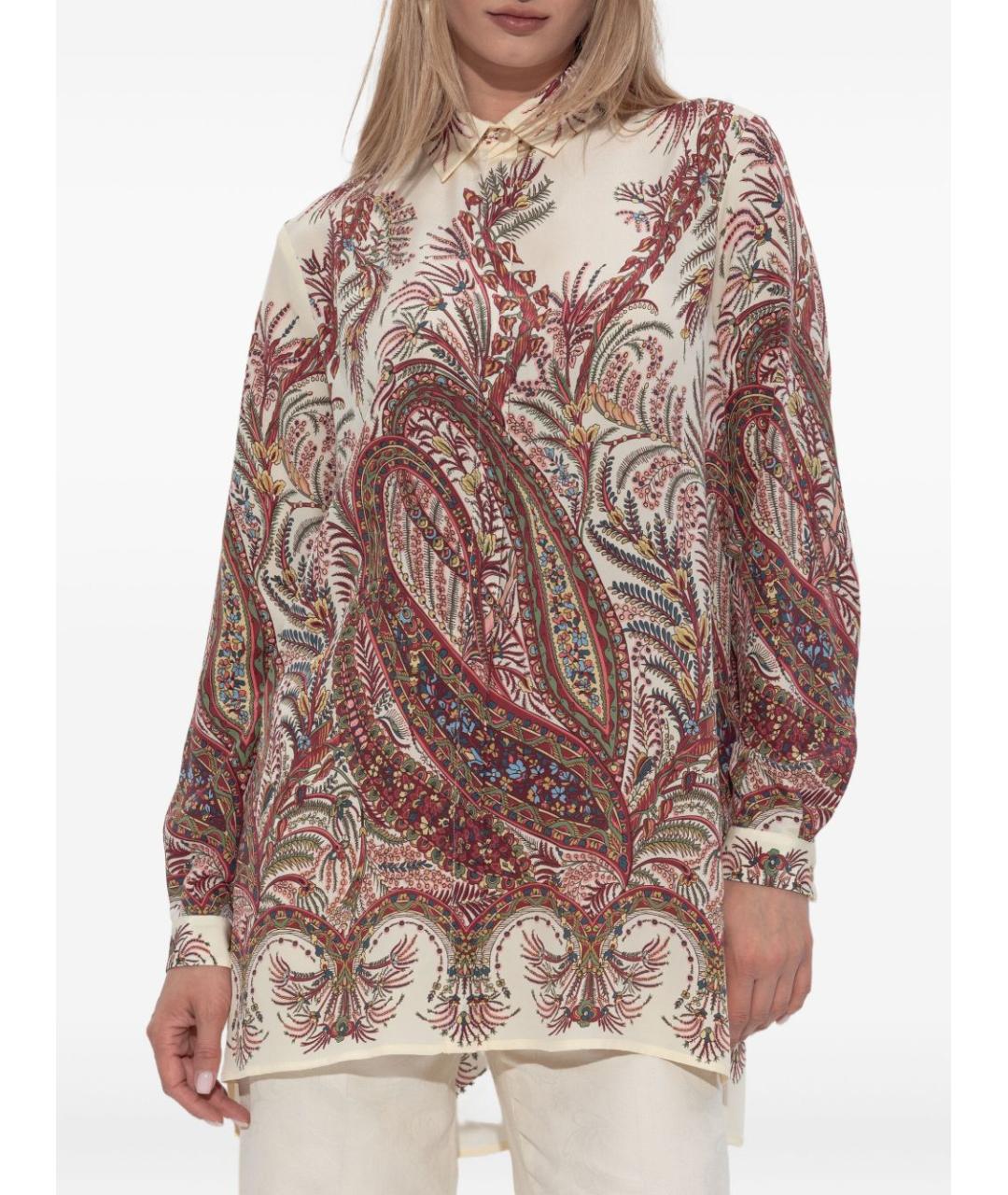 ETRO Мульти шелковая рубашка, фото 5