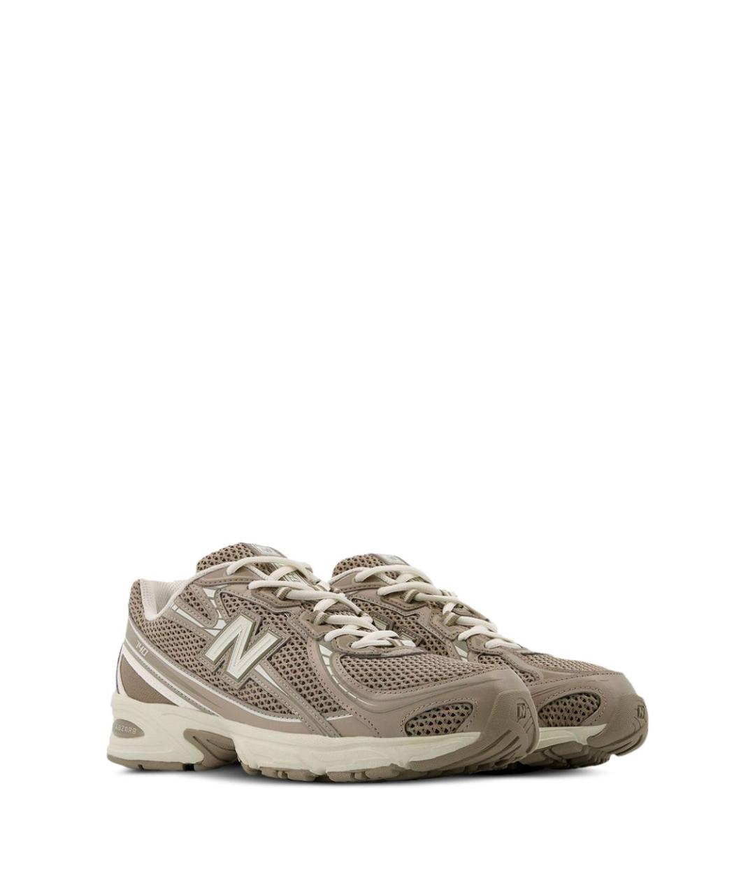 NEW BALANCE Коричневые текстильные кроссовки, фото 2