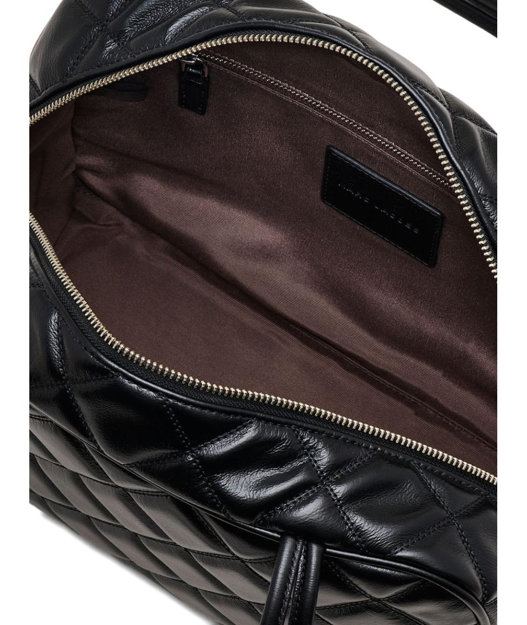 MARC JACOBS Черная кожаная сумка через плечо, фото 3