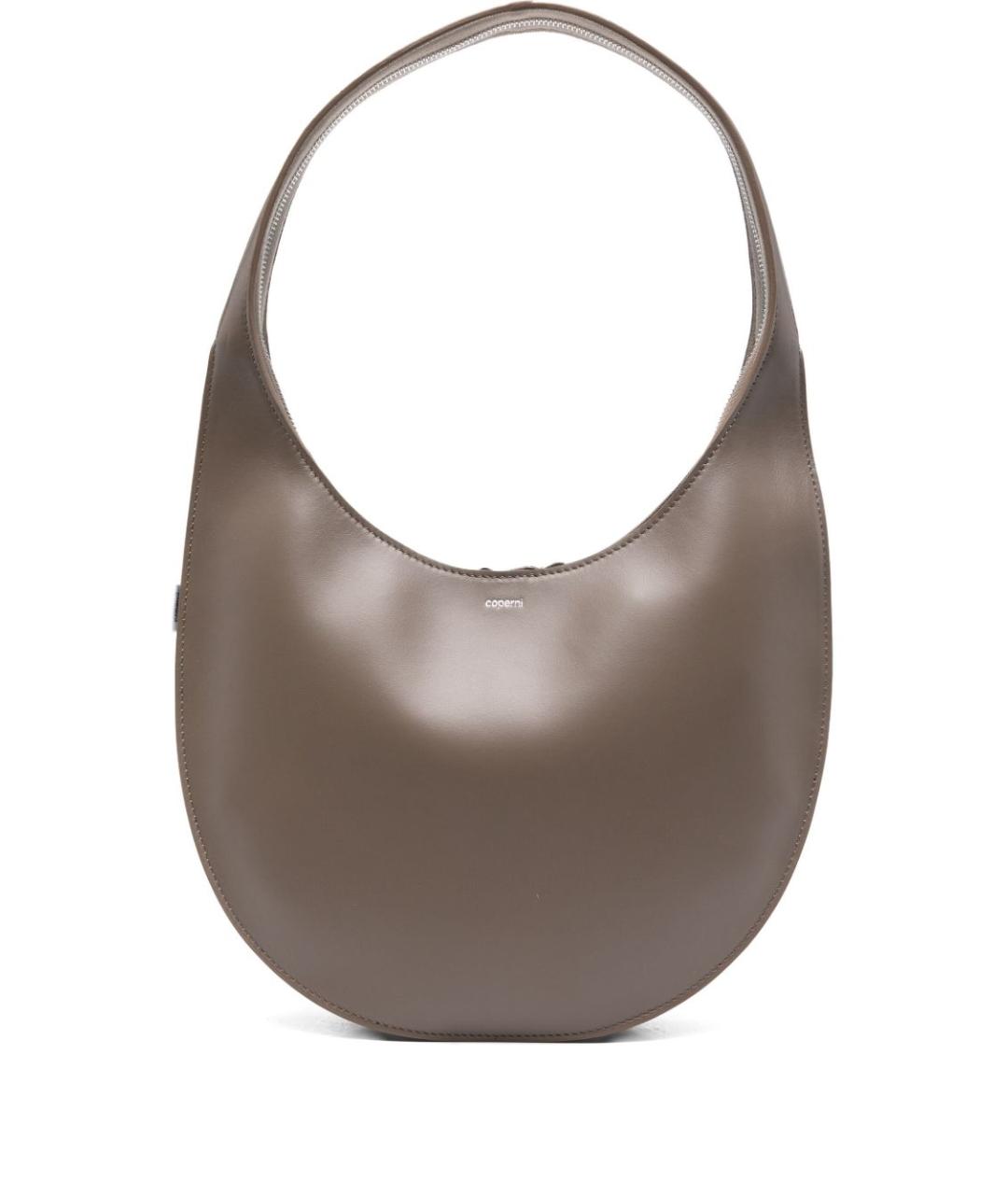 COPERNI Коричневая кожаная сумка через плечо, фото 1