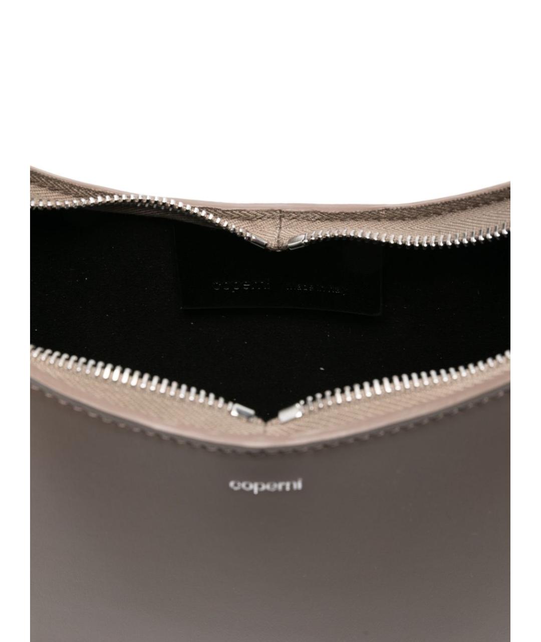 COPERNI Коричневая кожаная сумка через плечо, фото 3