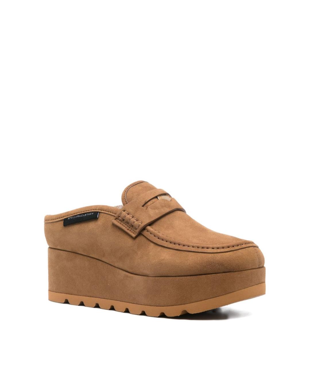 STELLA MCCARTNEY Бежевые сабо из искусственной кожи, фото 2