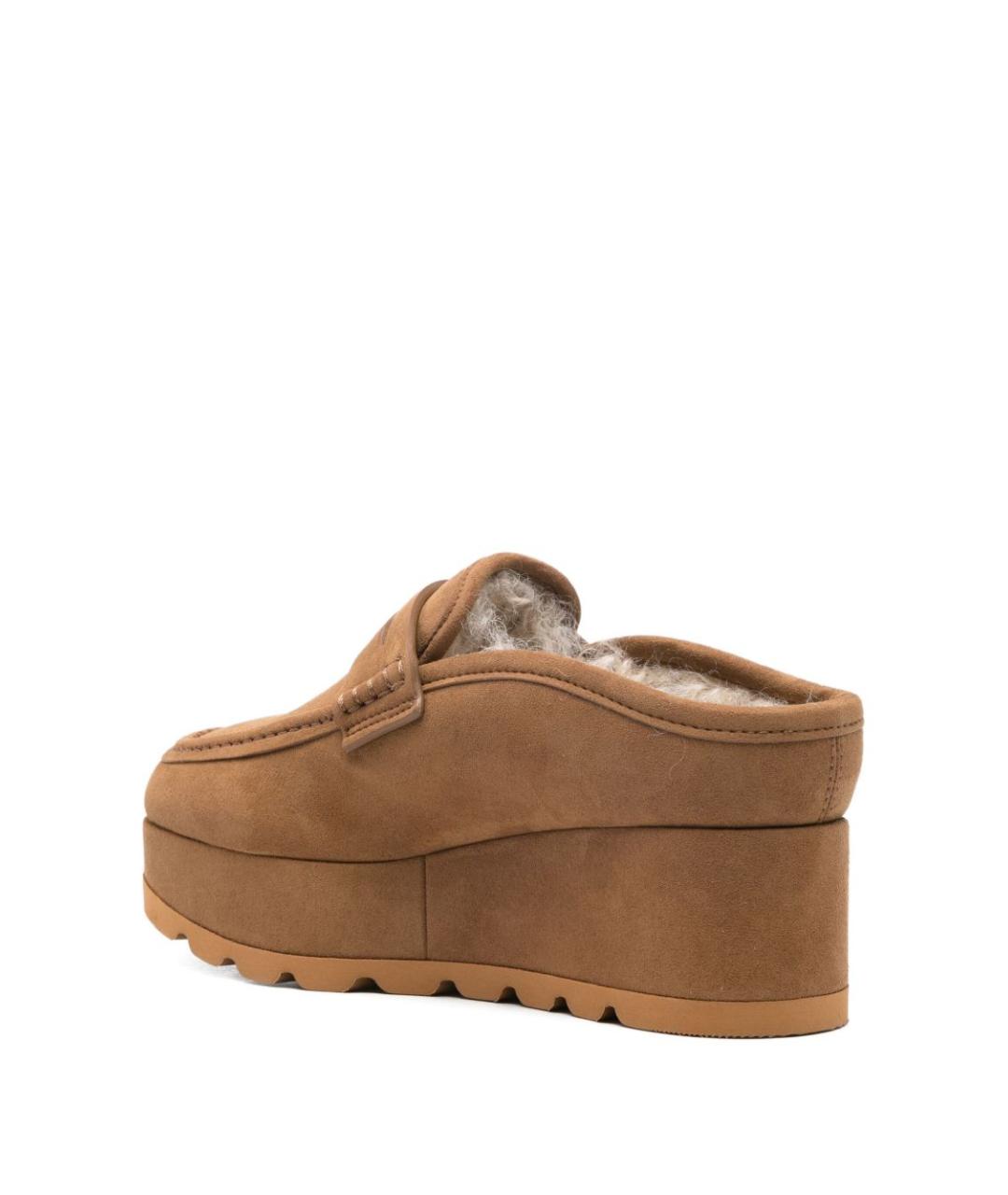 STELLA MCCARTNEY Бежевые сабо из искусственной кожи, фото 3