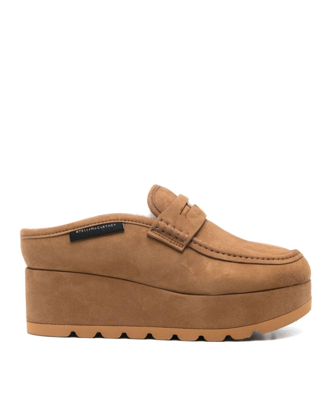 STELLA MCCARTNEY Бежевые сабо из искусственной кожи, фото 1