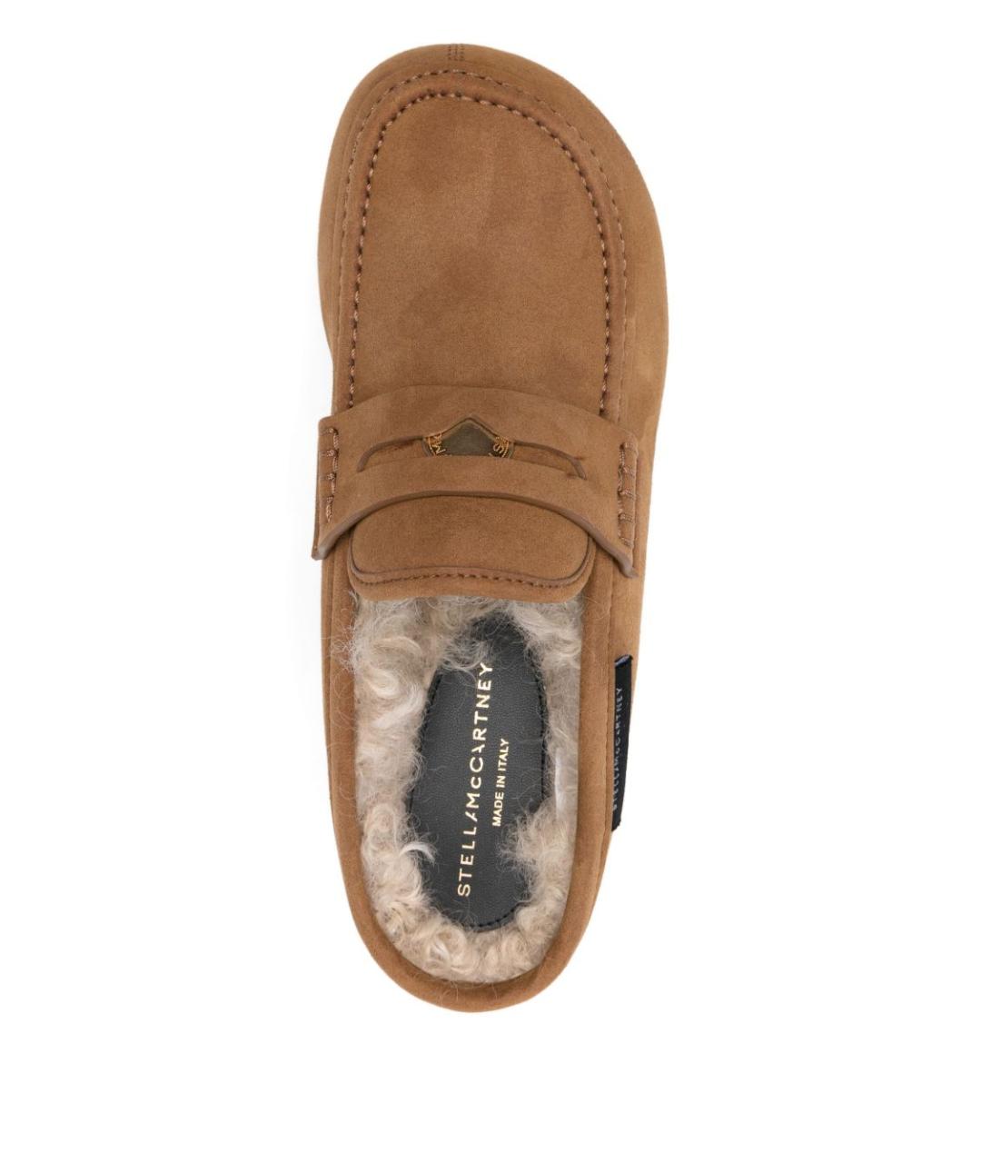 STELLA MCCARTNEY Бежевые сабо из искусственной кожи, фото 4