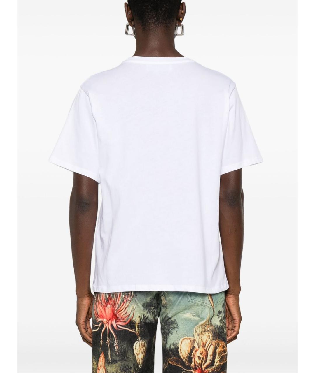 BLUGIRL Белая хлопковая футболка, фото 4