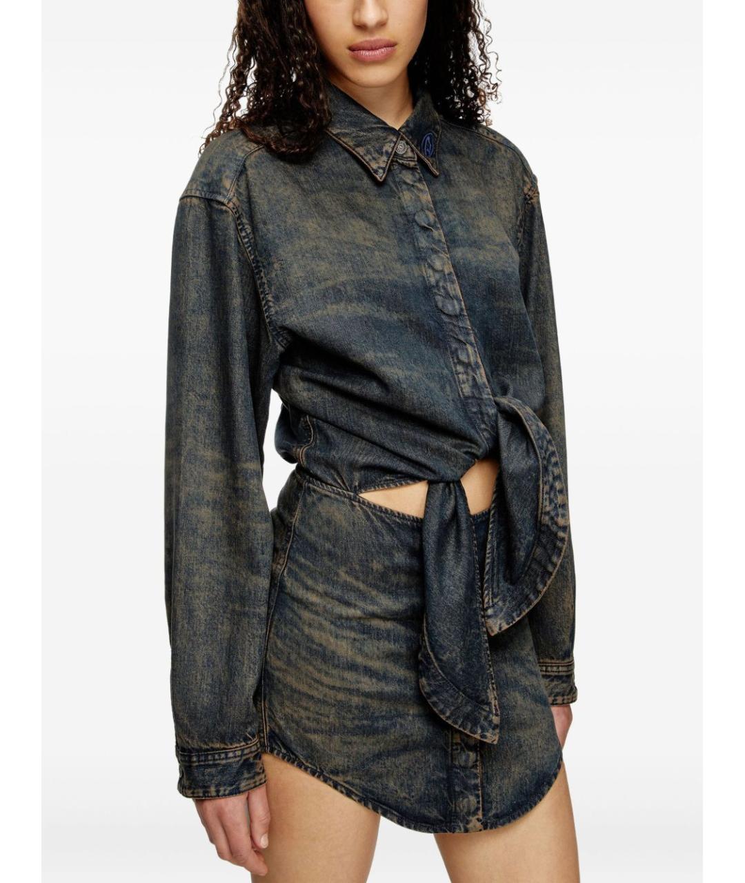 DIESEL Синее платье, фото 3