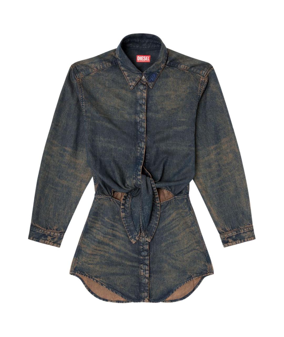 DIESEL Синее платье, фото 1