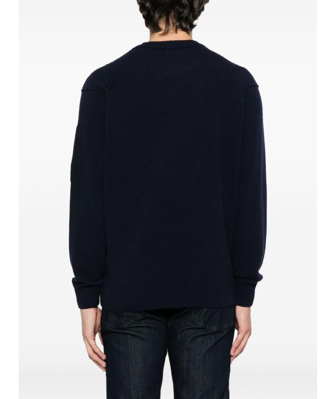 CP COMPANY Темно-синий шерстяной джемпер / свитер, фото 3