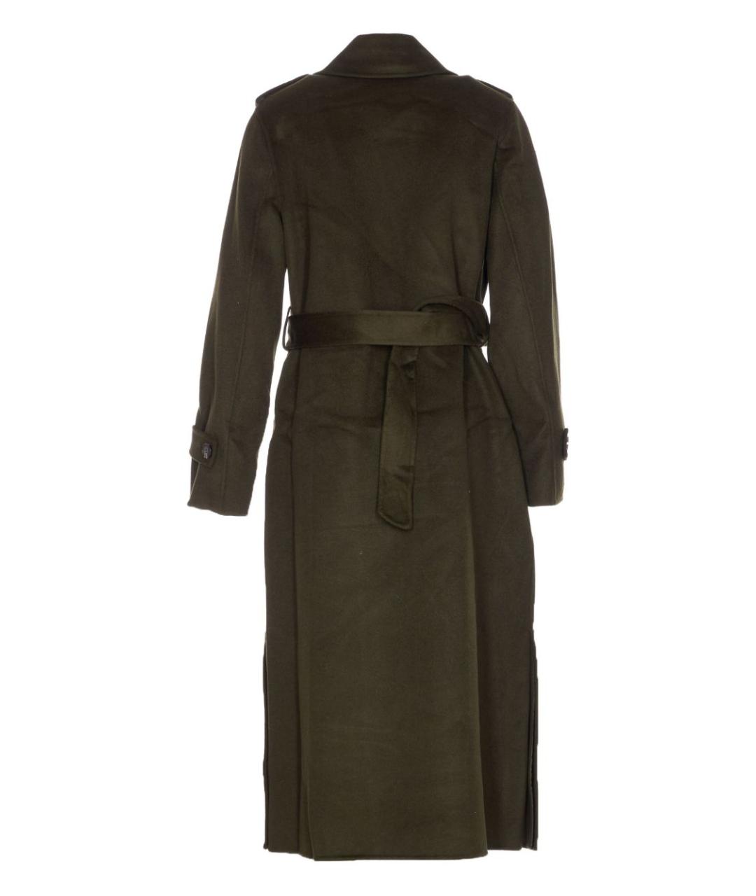 MICHAEL KORS Зеленые шерстяное пальто, фото 2