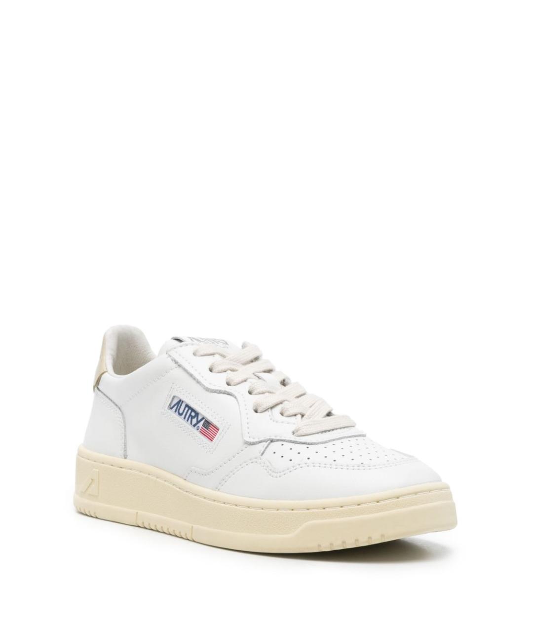AUTRY Белые кожаные кеды, фото 4
