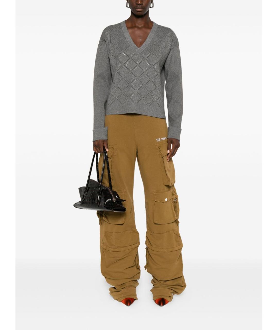 BLUGIRL Серый вискозный джемпер / свитер, фото 2