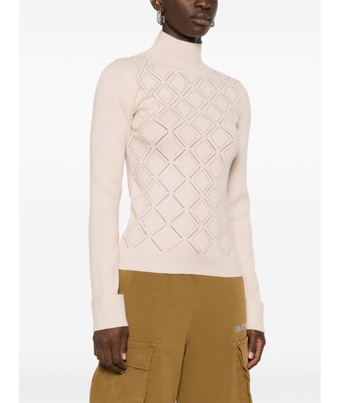 BLUGIRL Бежевый вискозный джемпер / свитер, фото 5