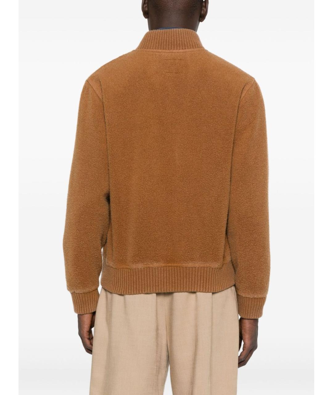 CIRCOLO 1901 Коричневая шерстяная куртка, фото 3