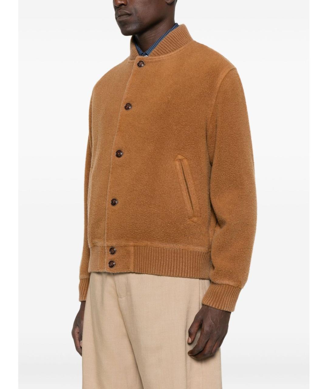 CIRCOLO 1901 Коричневая шерстяная куртка, фото 2