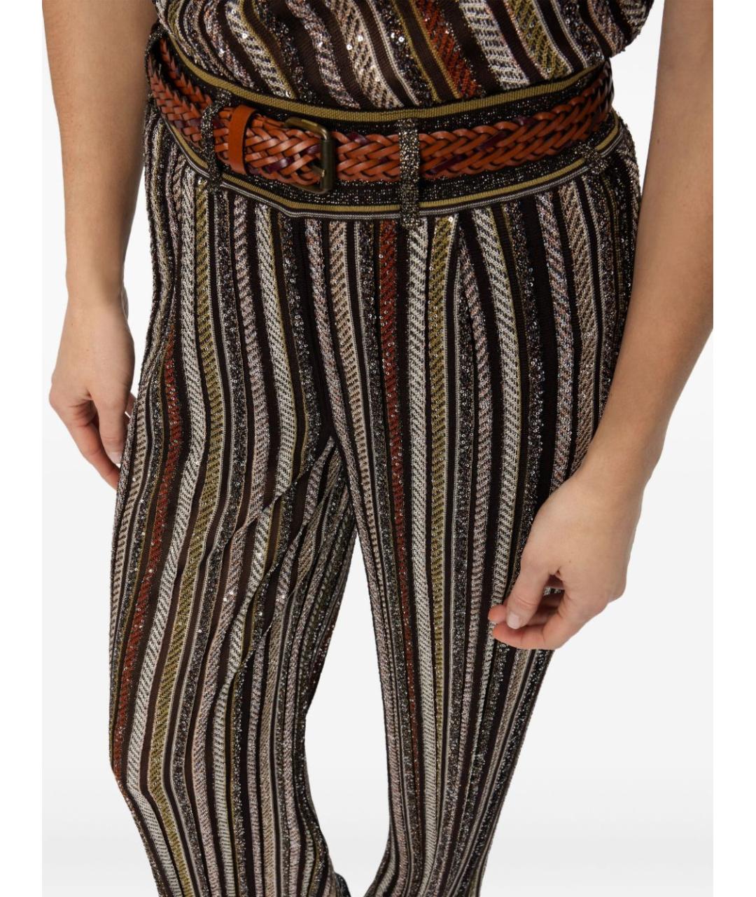 MISSONI Мульти вискозные прямые брюки, фото 3