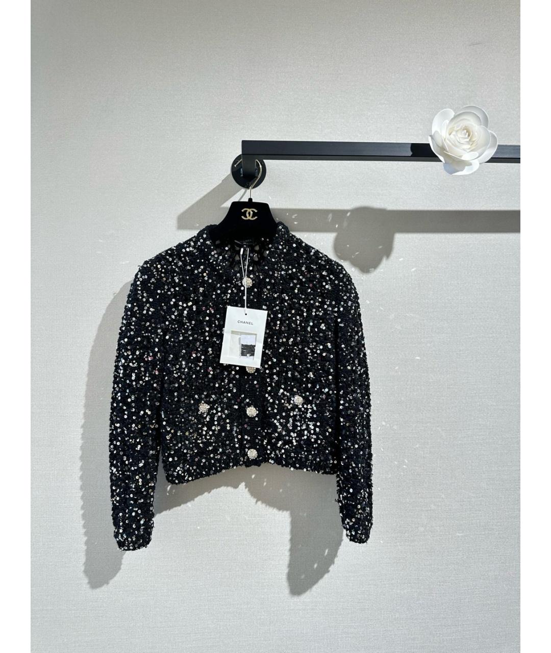 CHANEL Черное пальто, фото 7