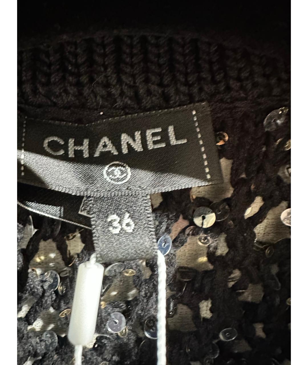 CHANEL Черное пальто, фото 4