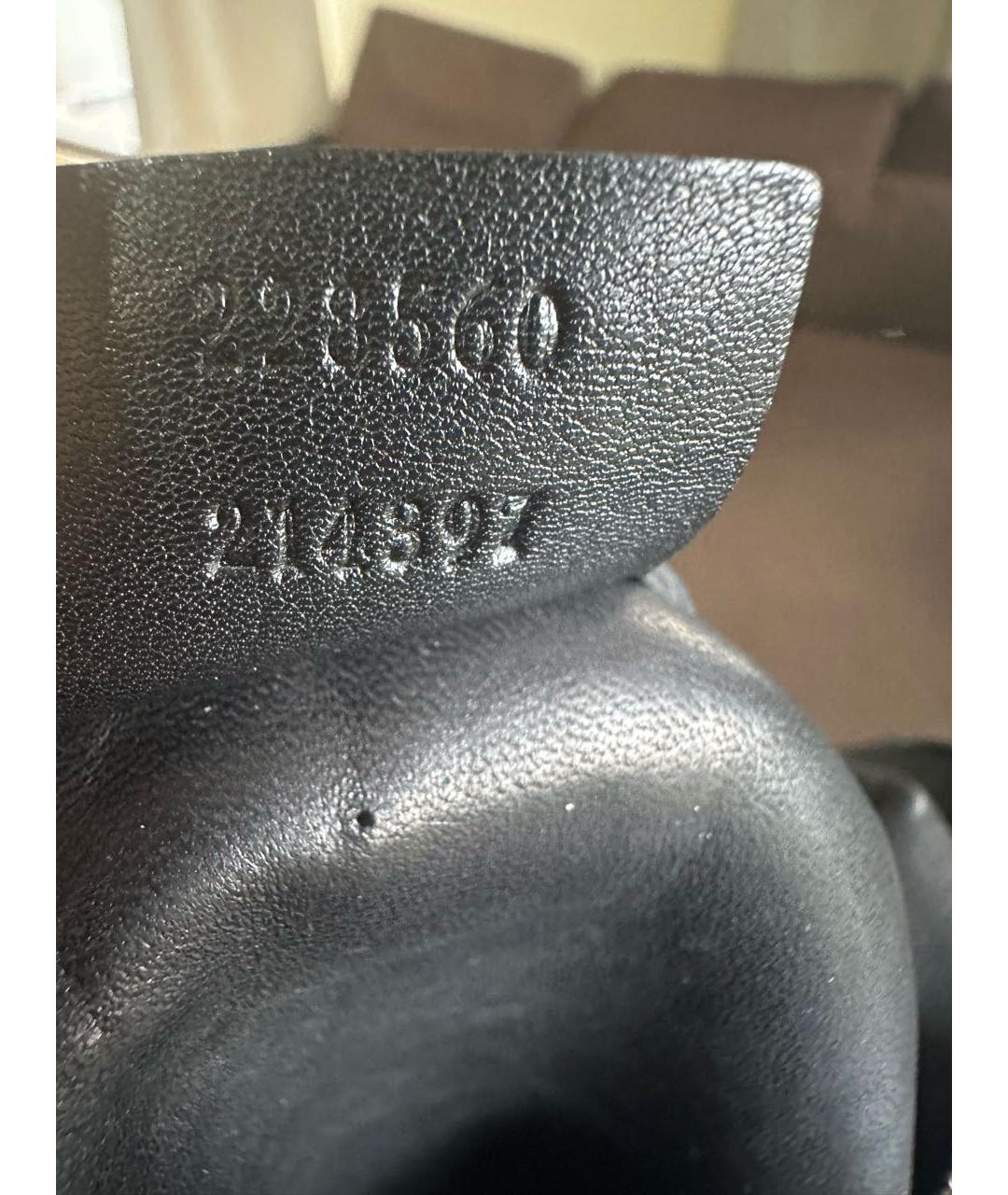 GUCCI Синяя сумка через плечо из экзотической кожи, фото 6