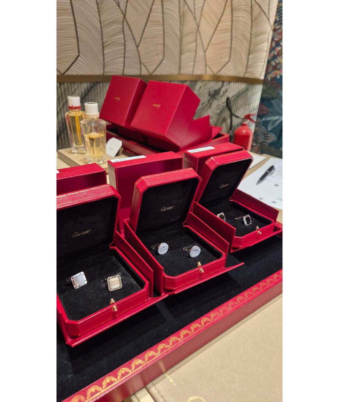 CARTIER Серебряные серебряные запонки, фото 3