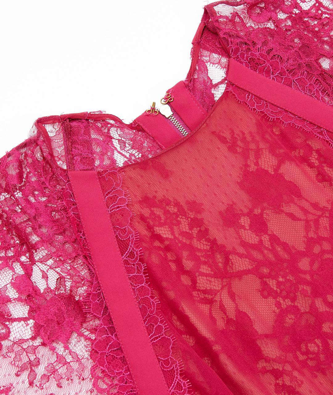 ELIE SAAB Розовое полиамидовое повседневное платье, фото 3