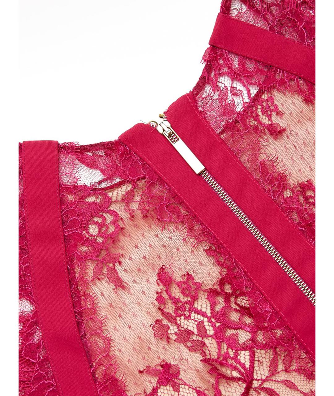 ELIE SAAB Розовое полиамидовое повседневное платье, фото 7