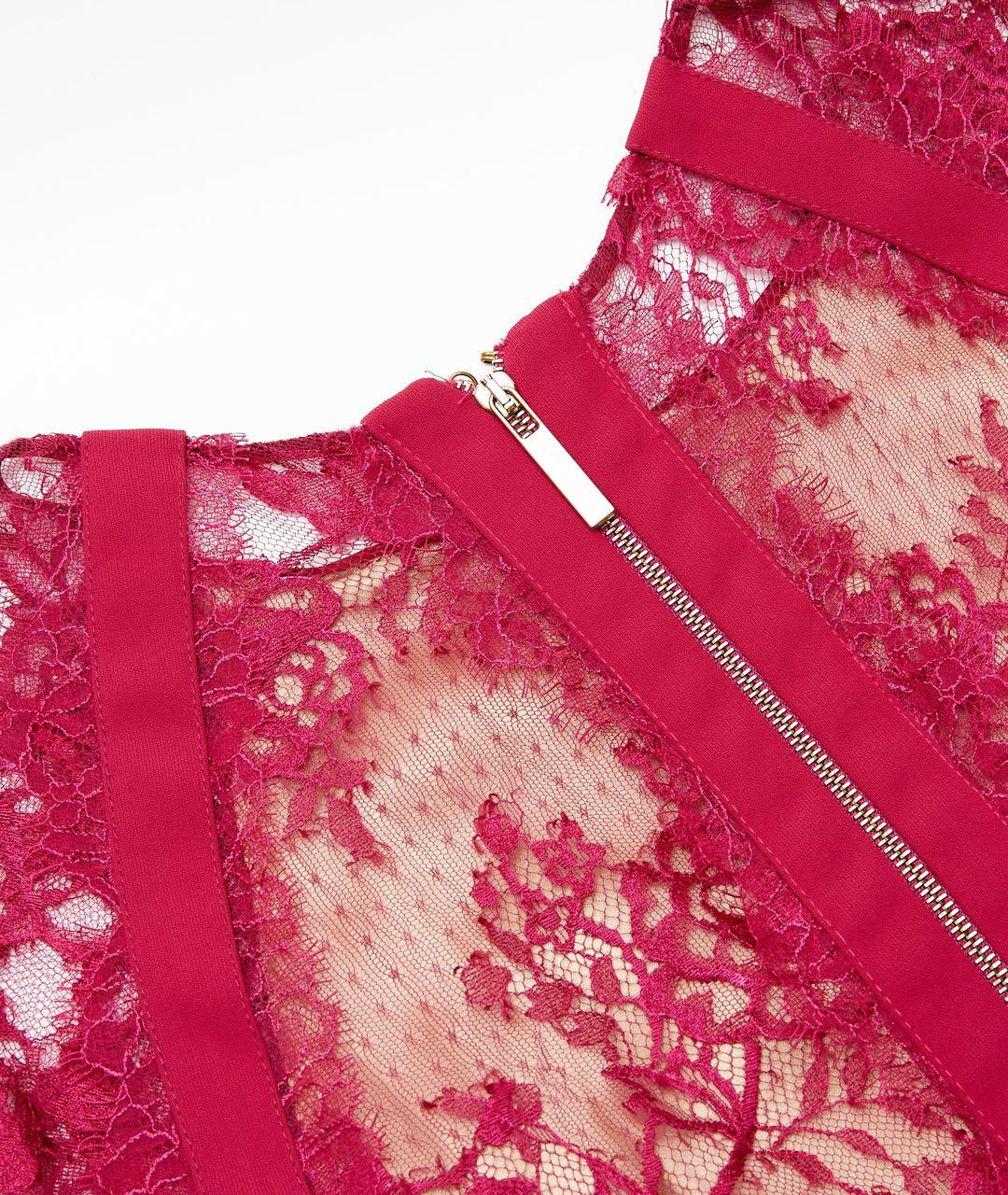 ELIE SAAB Розовое полиамидовое повседневное платье, фото 4