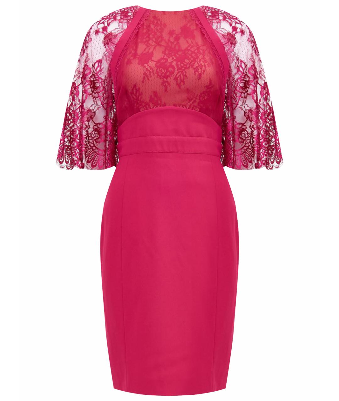 ELIE SAAB Розовое полиамидовое повседневное платье, фото 1