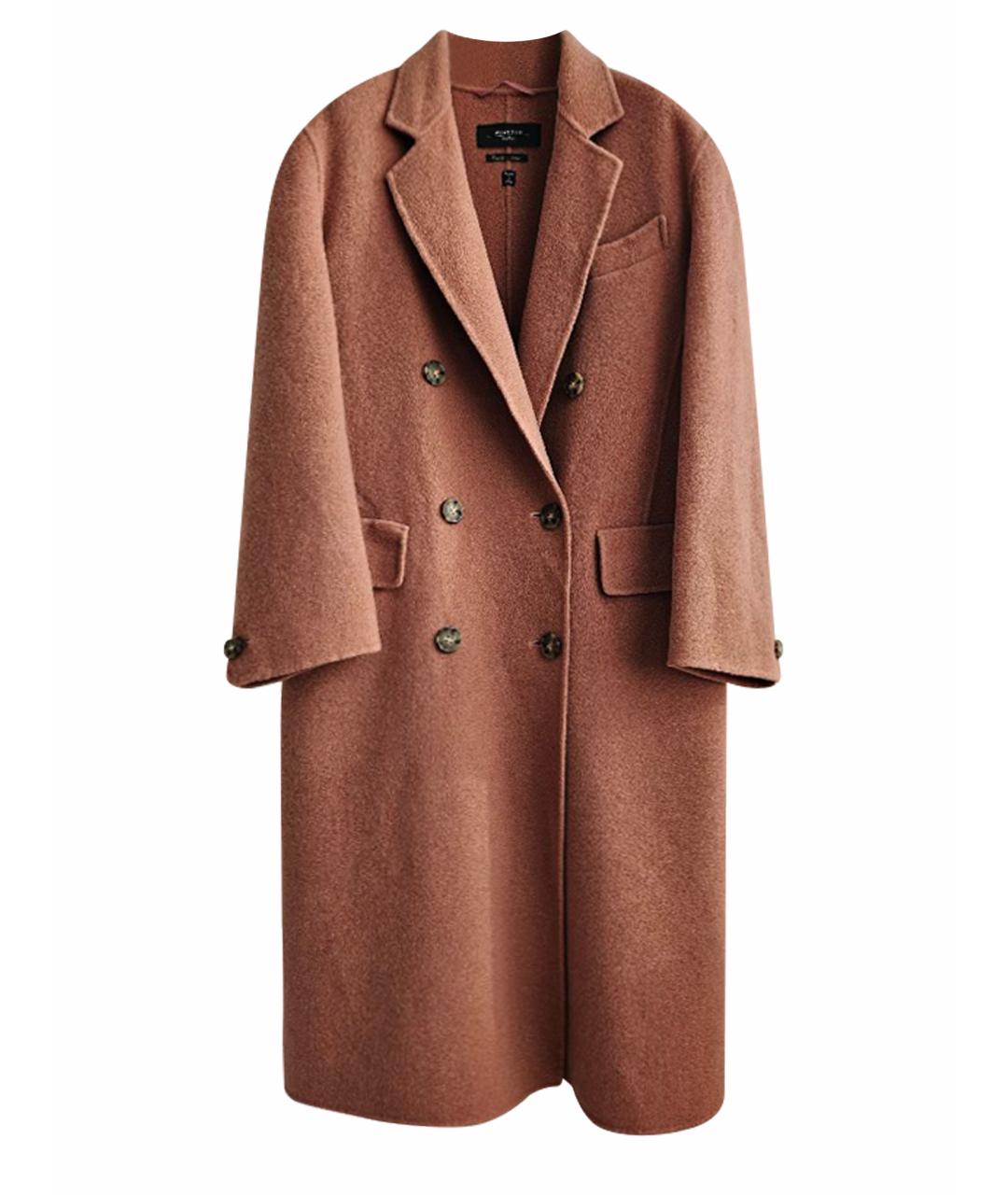 WEEKEND MAX MARA Коралловое шерстяное пальто, фото 1