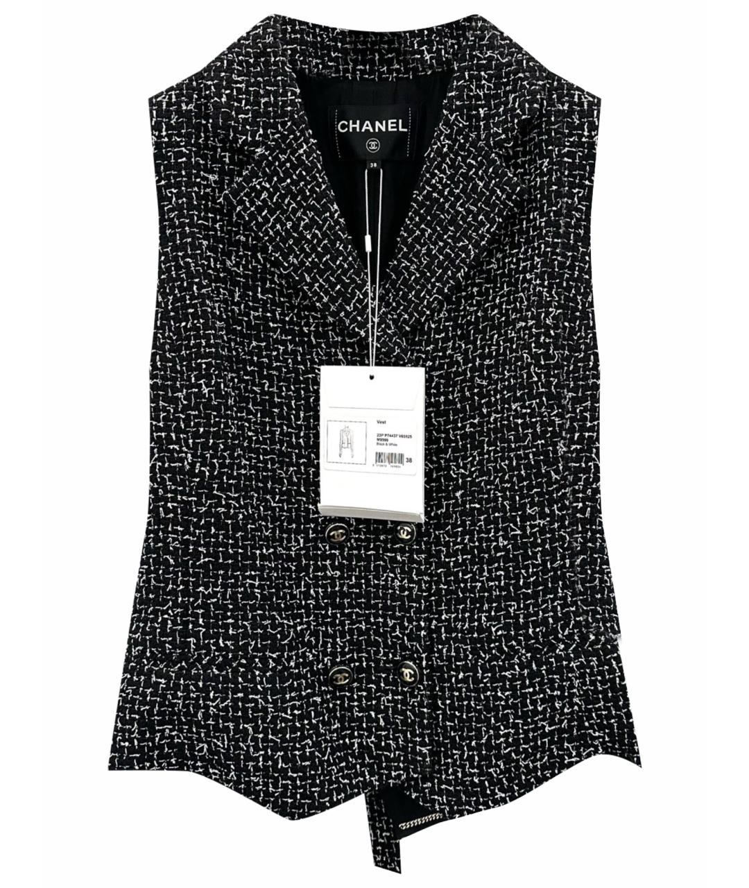 CHANEL Черное пальто, фото 1