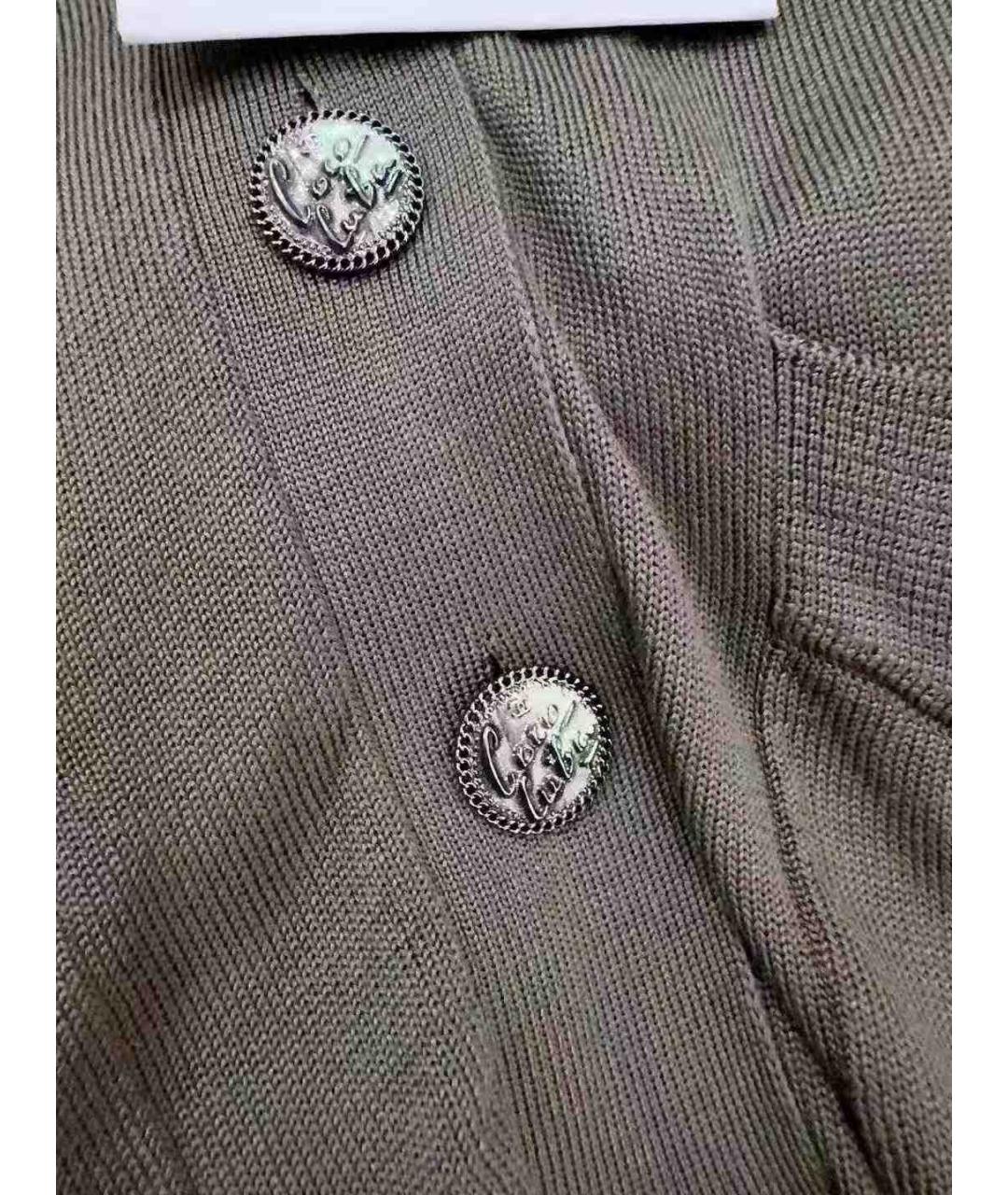 CHANEL Хаки хлопковый джемпер / свитер, фото 5