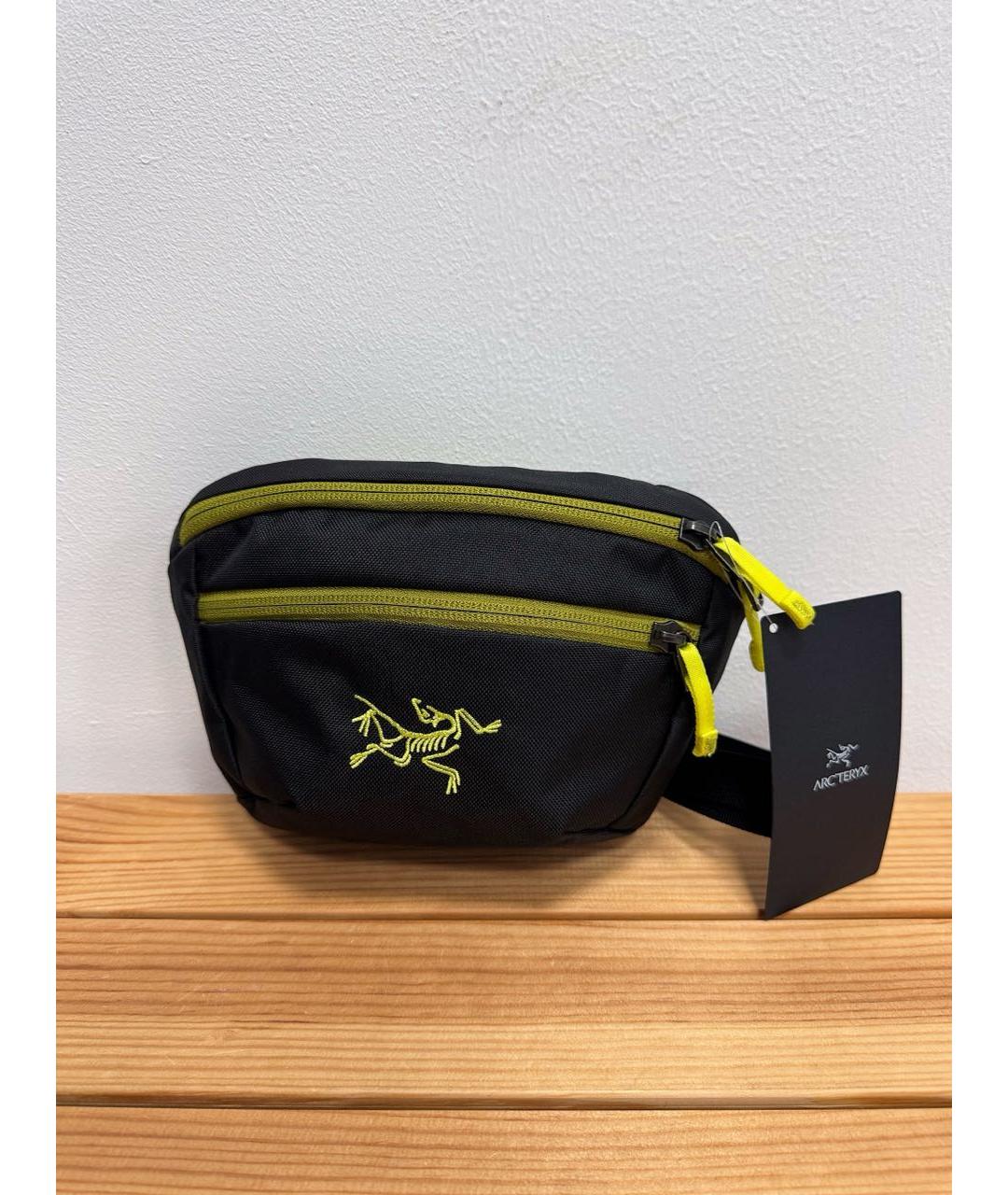 ARCTERYX Черная синтетическая поясная сумка, фото 2