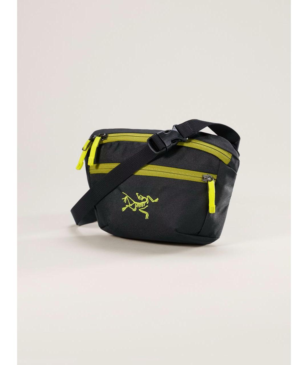 ARCTERYX Черная синтетическая поясная сумка, фото 6