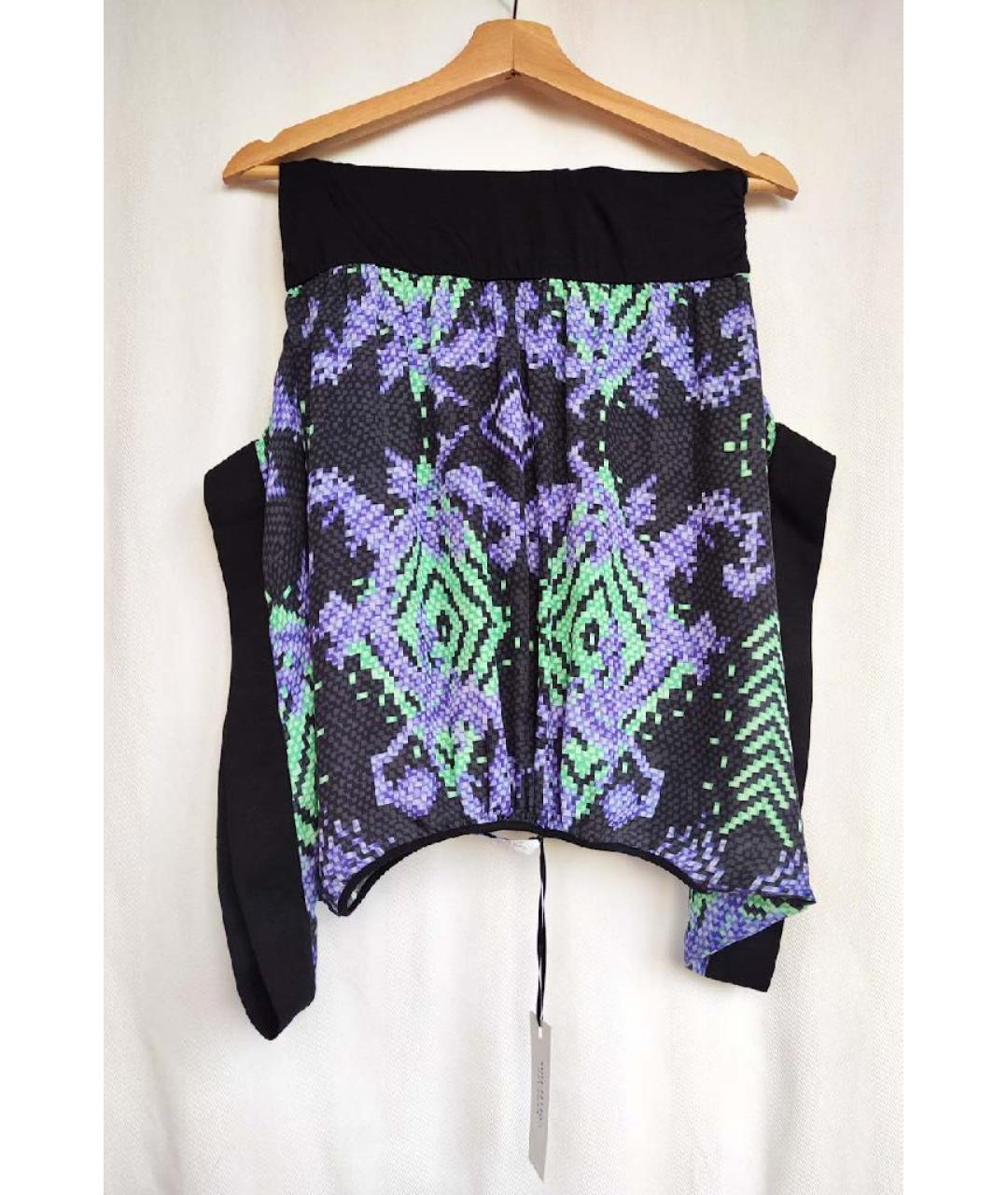 VERSACE COLLECTION Мульти шелковое повседневное платье, фото 9