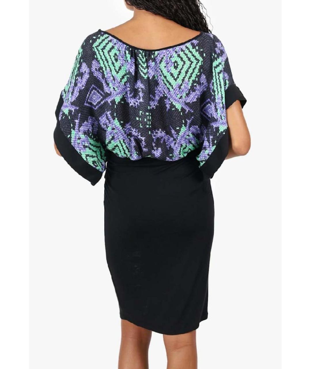 VERSACE COLLECTION Мульти шелковое повседневное платье, фото 7