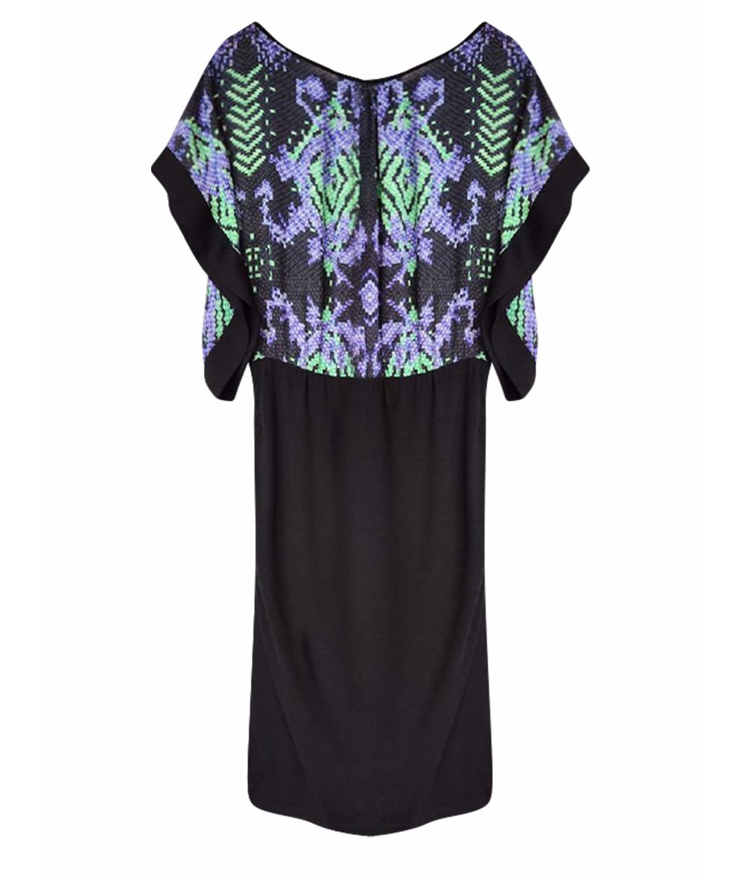 VERSACE COLLECTION Мульти шелковое повседневное платье, фото 1