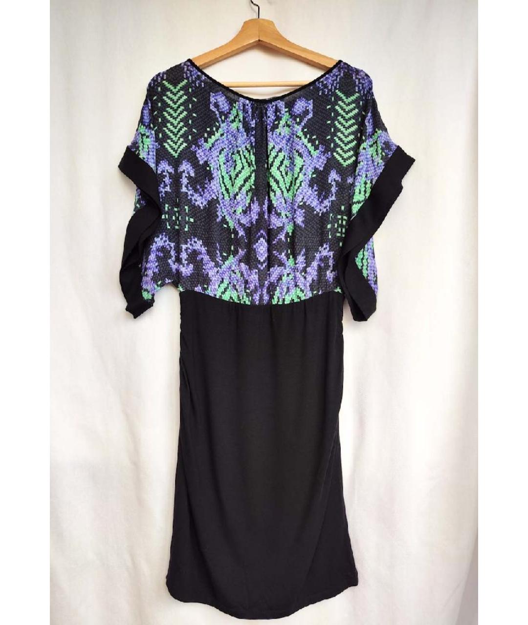 VERSACE COLLECTION Мульти шелковое повседневное платье, фото 10