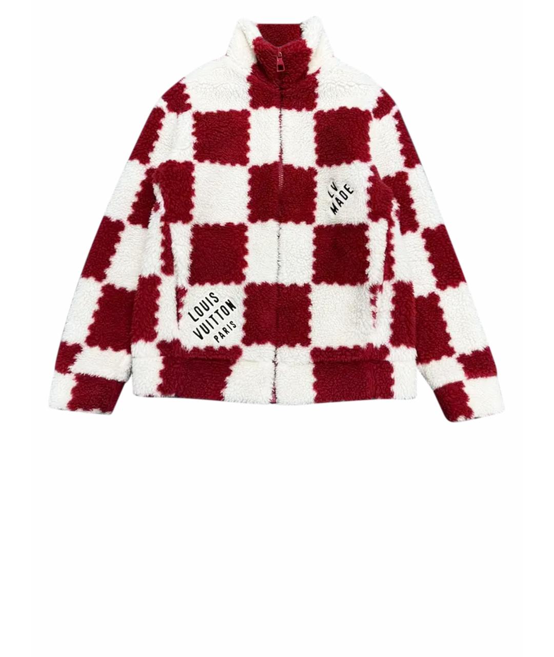 LOUIS VUITTON Красная шерстяная куртка, фото 1