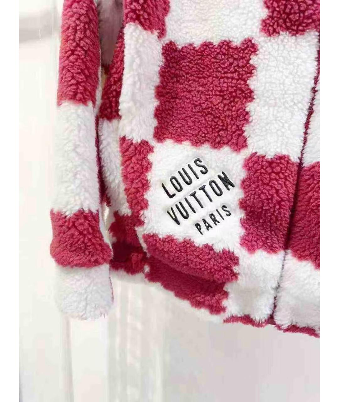 LOUIS VUITTON Красная шерстяная куртка, фото 3
