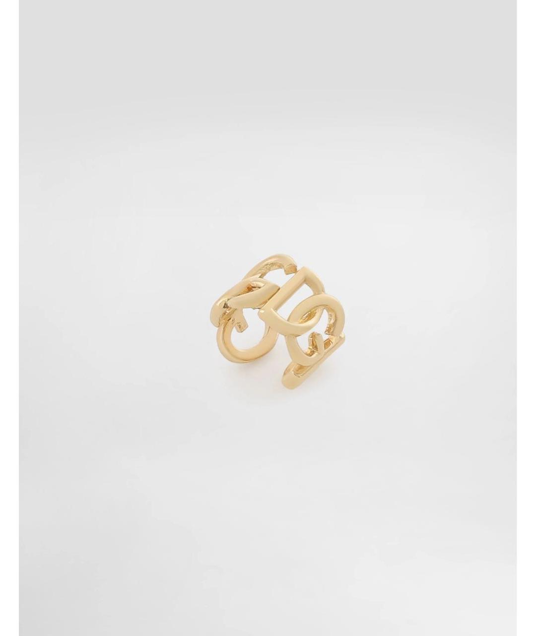 DOLCE&GABBANA Золотые позолоченные серьги, фото 3