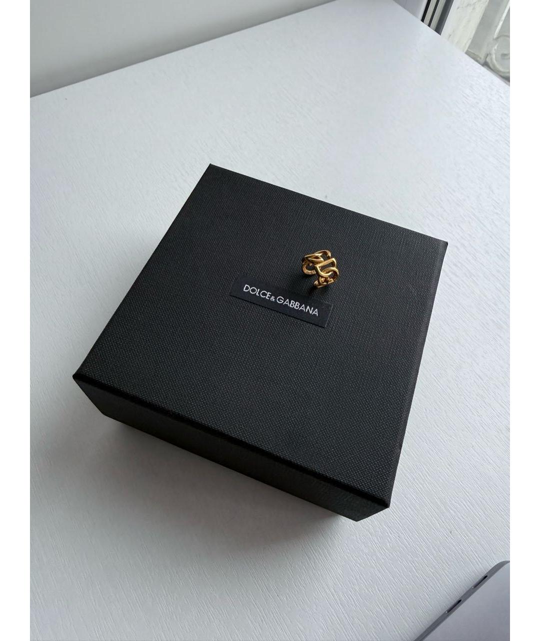 DOLCE&GABBANA Золотые позолоченные серьги, фото 4