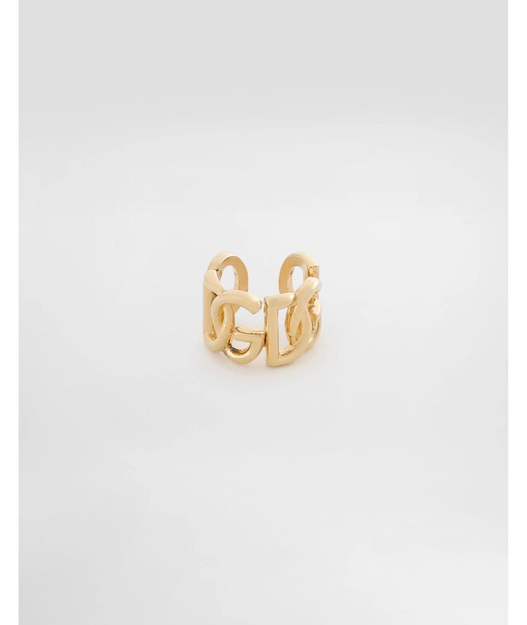DOLCE&GABBANA Золотые позолоченные серьги, фото 5