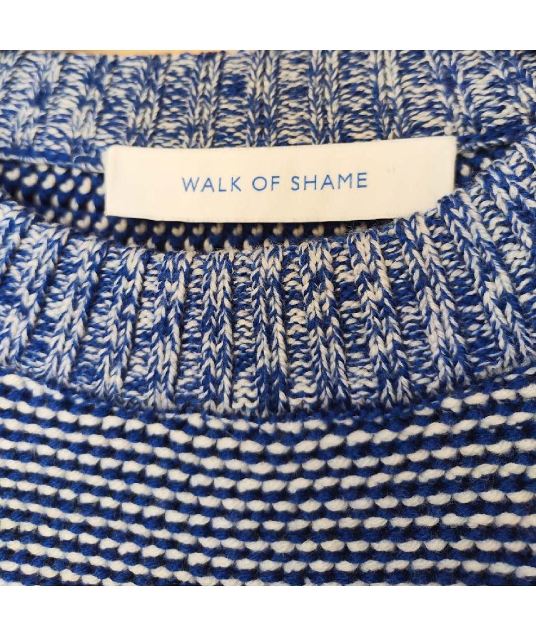 WALK OF SHAME Голубой шерстяной джемпер / свитер, фото 3