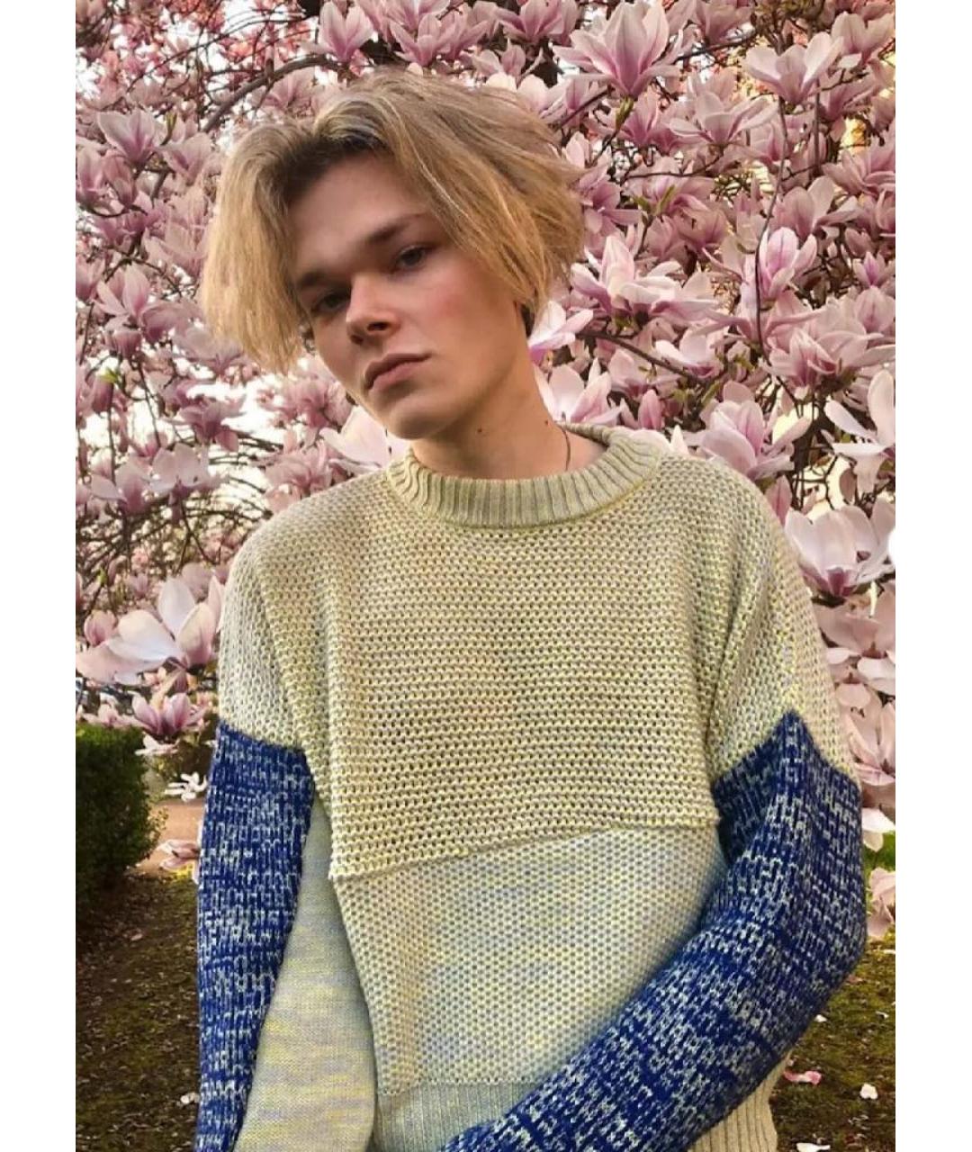 WALK OF SHAME Голубой шерстяной джемпер / свитер, фото 9