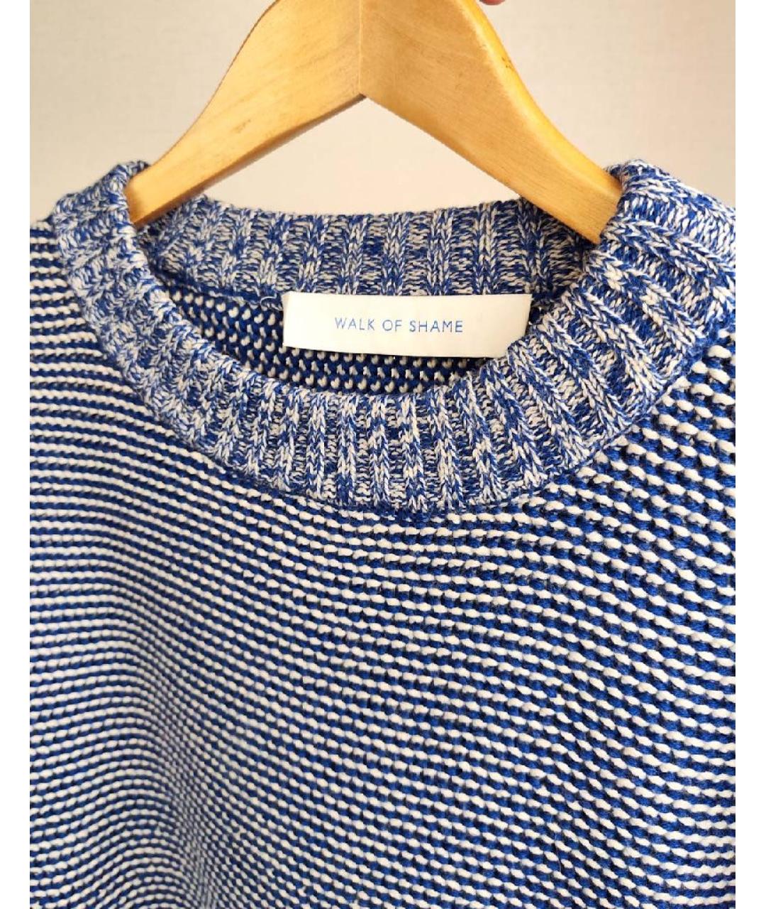 WALK OF SHAME Голубой шерстяной джемпер / свитер, фото 5